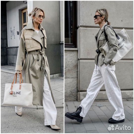 Джинсы ZW Premium Worker Palazzo Zara