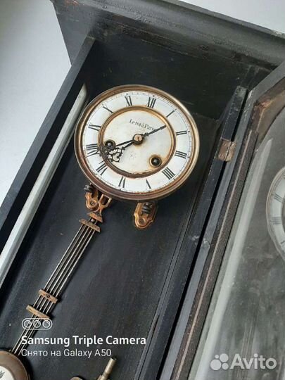 Часы настенные с боем Франция 19век