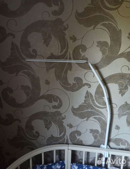 Детская кроватка трансформер круглая