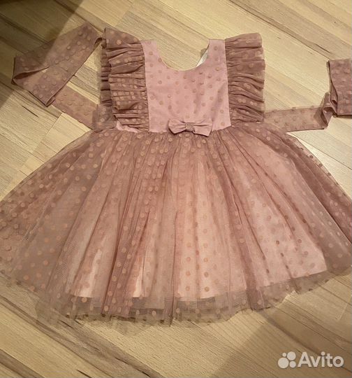 Платье для девочки 92