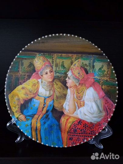 Декоративные картины маслом на фанере