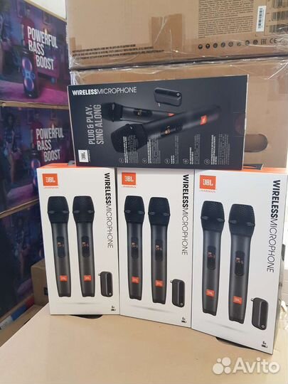 Беспроводные микрофоны JBL комплект 2шт
