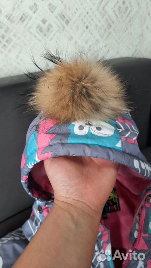 Зимний комбинезон для девочки 86