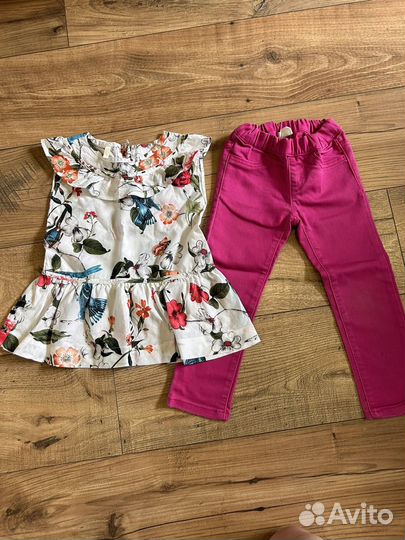 Детские вещи пакетом на девочку 98