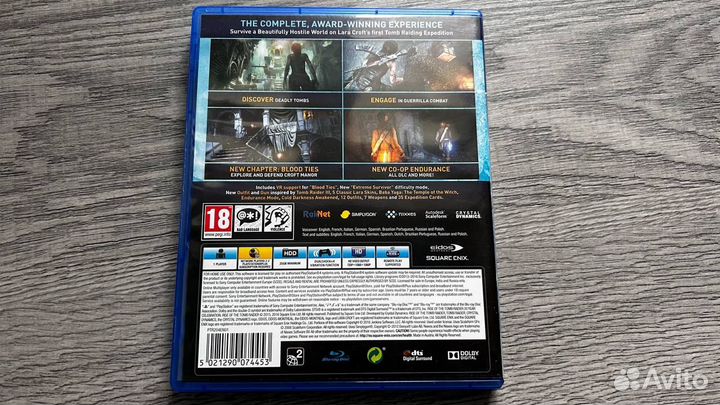 Rise of the Tomb Raider ps4 диск