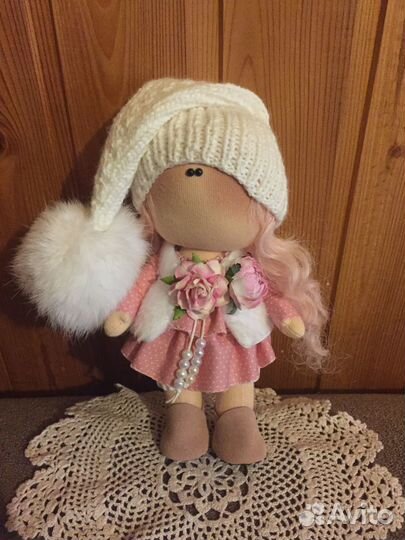 Текстильная интерьерная кукла