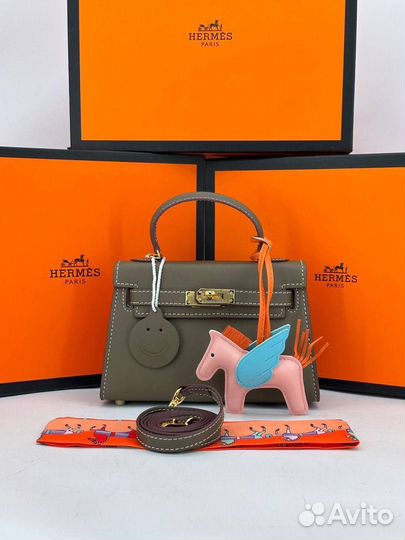 Сумка hermes birkin натуральная кожа