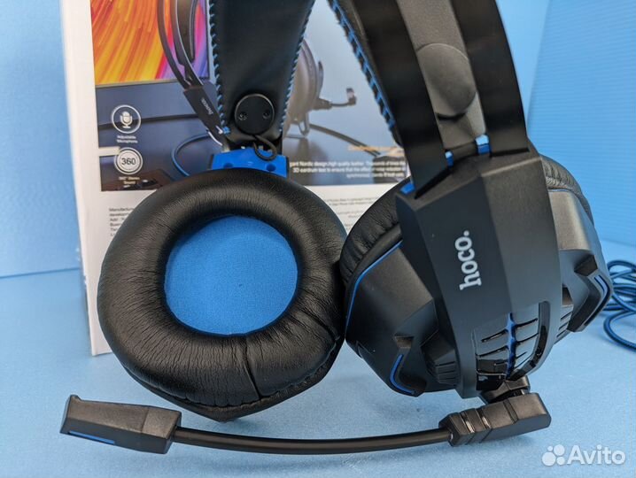 Наушники Hoco игровые проводные для пк