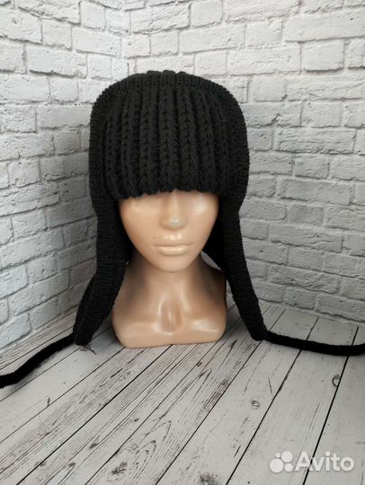 Шапка ушанка полушерсть