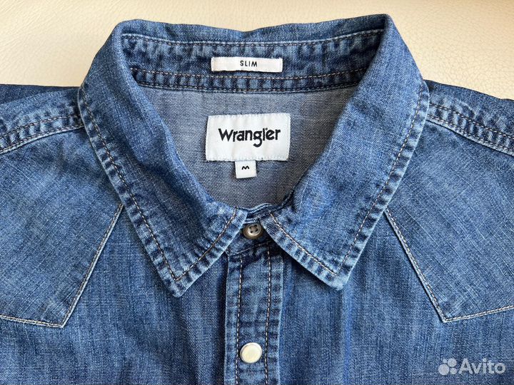 Рубашка джинсовая Wrangler Western Оригинал (М)