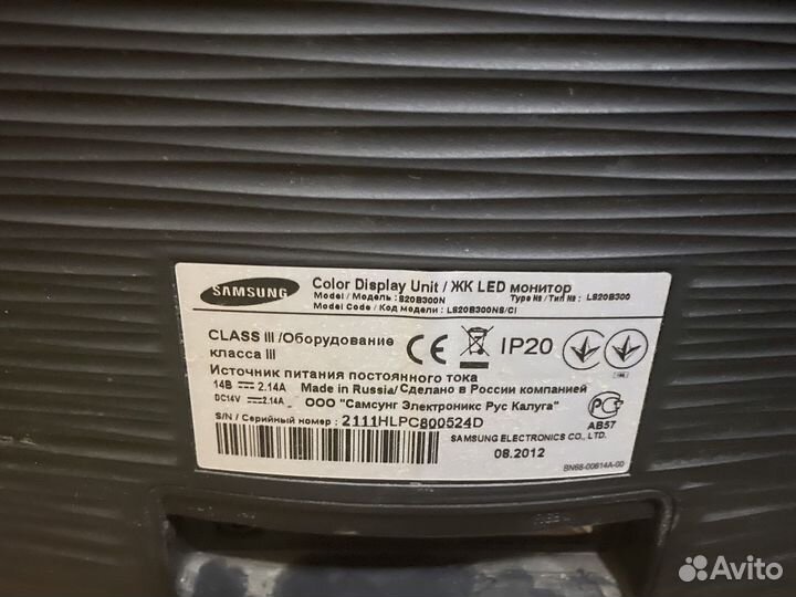 Монитор Samsung на запчасти