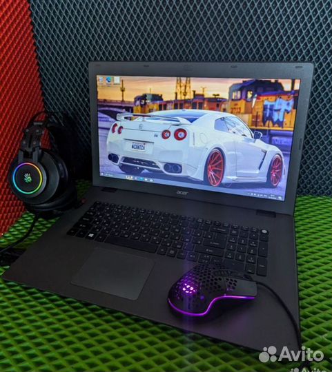 Мощный Аcer 17''AMD R5-M335-2gb/Ram 8gb/SSD500gb