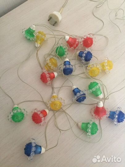 Елочная гирлянда СССР