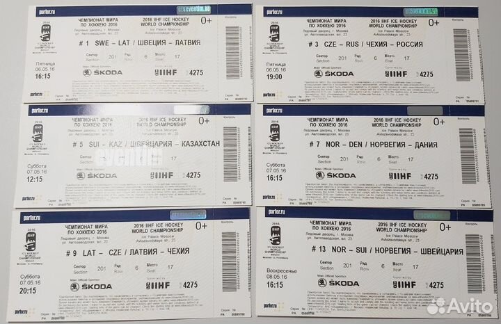 Чемпионат мира по хоккею 2016 все билеты Москва