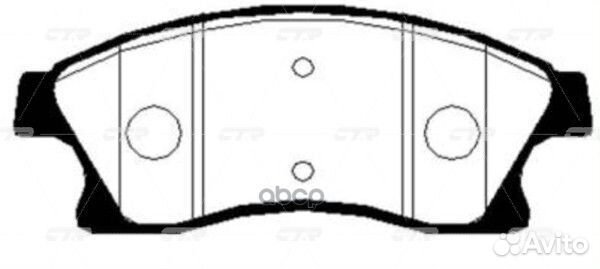 Ckkd-21 Колодки тормозные дисковые GK0449 CTR