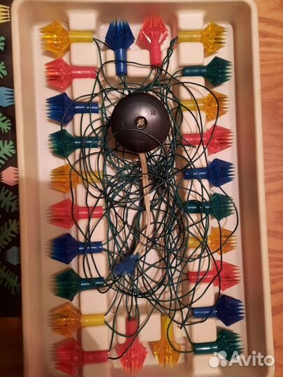 Новогодняя гирлянда СССР советские