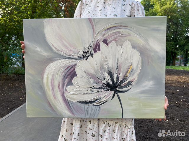 Картина акрилом на холсте