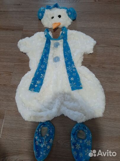 Новогодний костюм снеговика