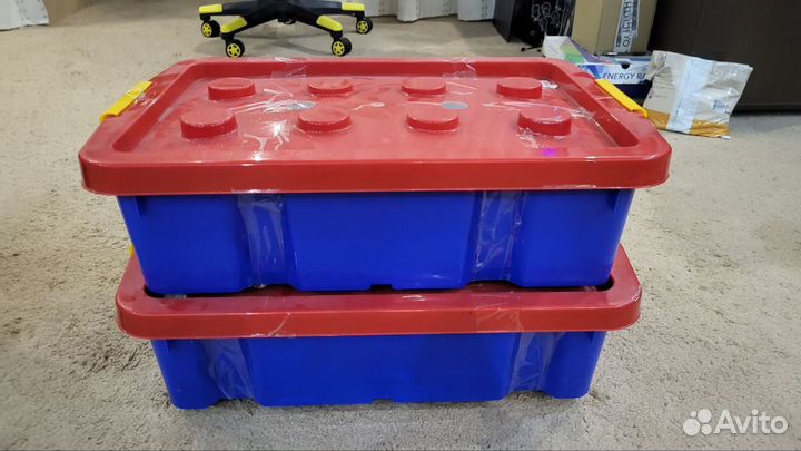2 больших контейнера lego. Только оригинал