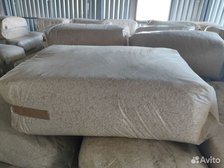 Брикет опилки стружка сухая для животных