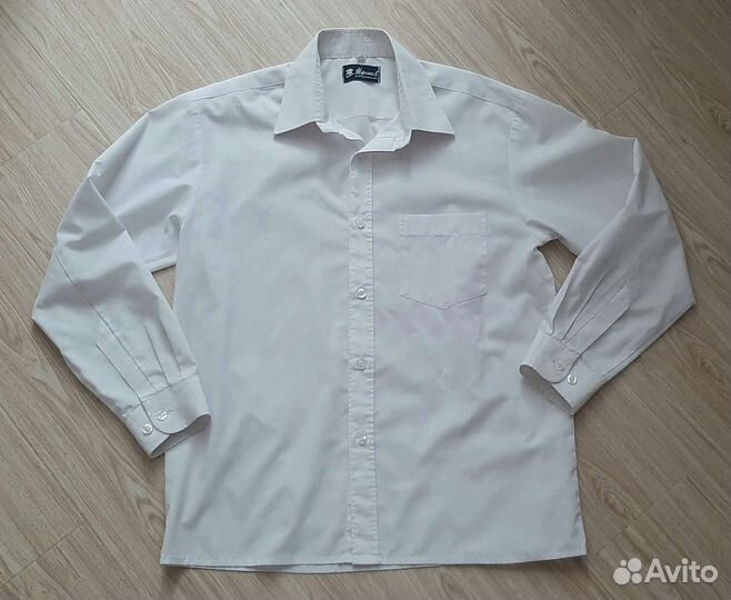 2 белые рубашки 152/158