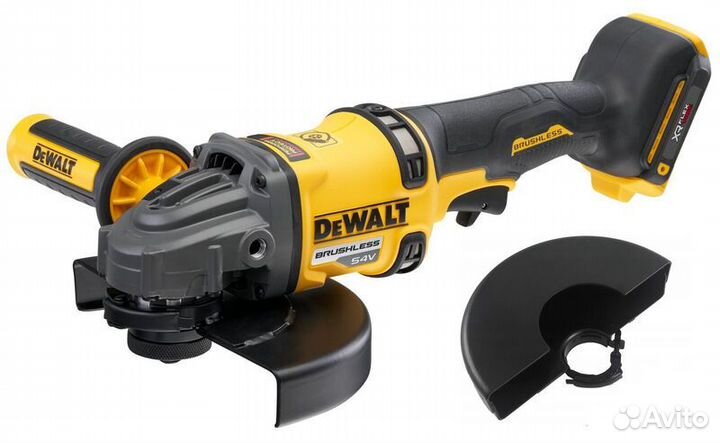 Шлифмашина угловая DeWalt DCG440N 54V без аккумулятора