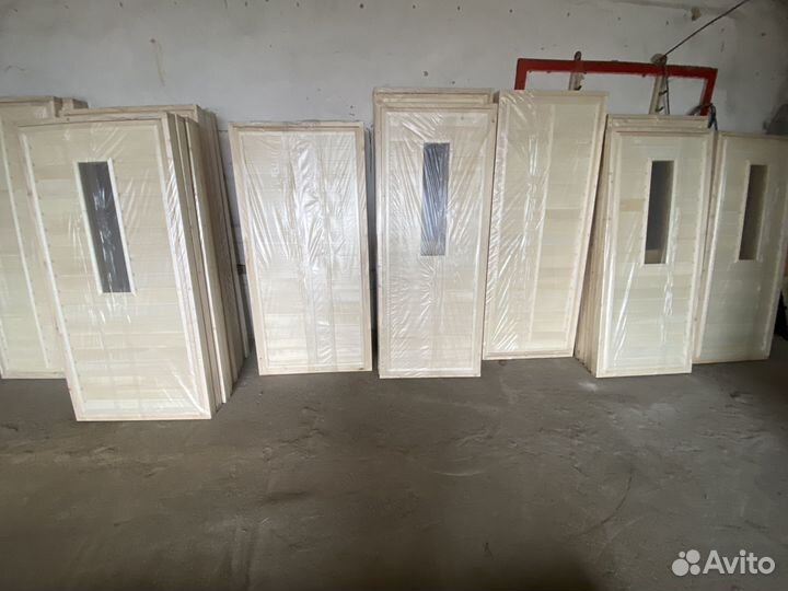 Двери деревянные в баню