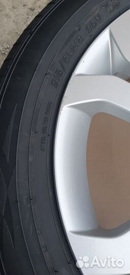 Комплект колёс Mazda на шинах dunlop 215/55 r18