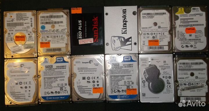Жесткие диски для ноутбука