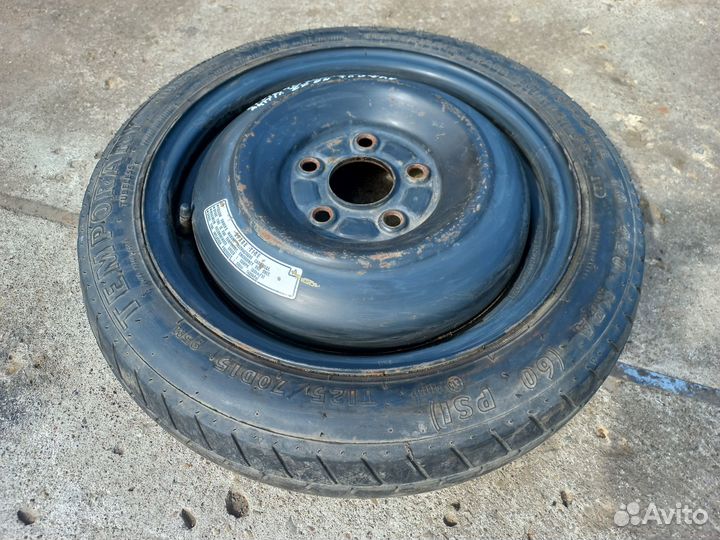 Докатка запасное колесо Honda Civic 4D Хонда R15