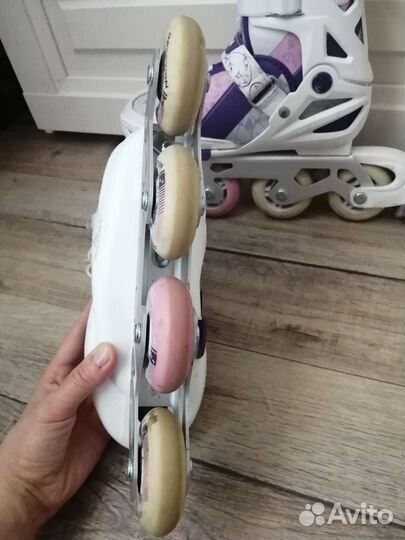 Ролики бу детские, женские 31-36 раздвижные