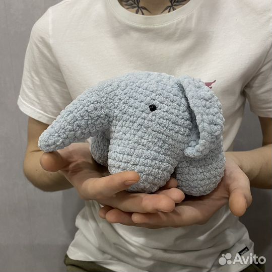 Plush baby elephant