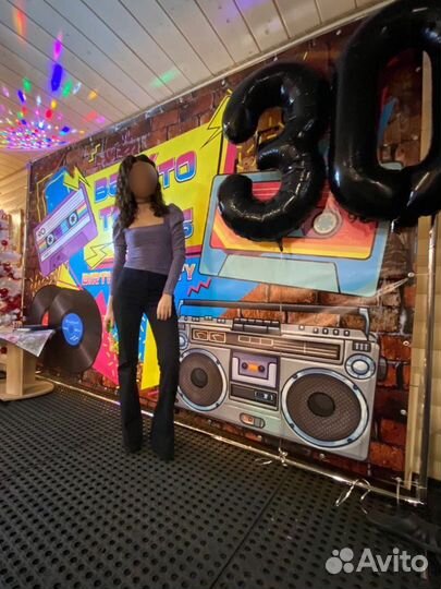 Баннер (Фотозона) Дискотека 90х