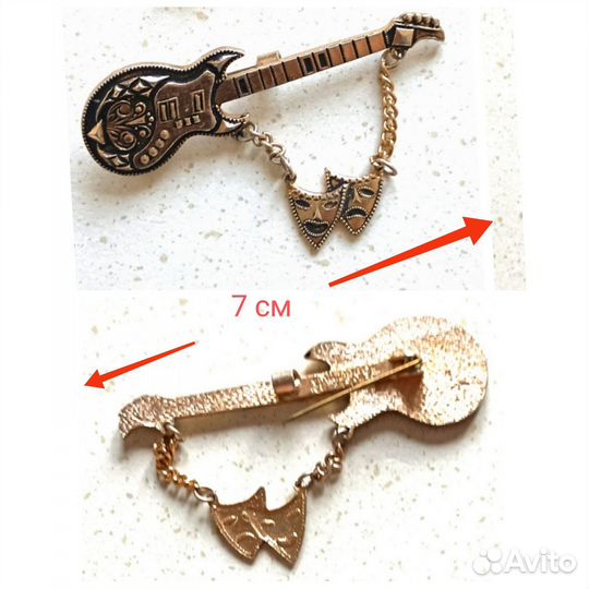 Броши бижутерия винтаж СССР Чехословакия