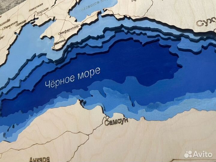 Карта Черного моря