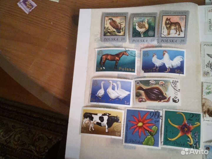 Марки Польша 1978 1981 гг гашеные