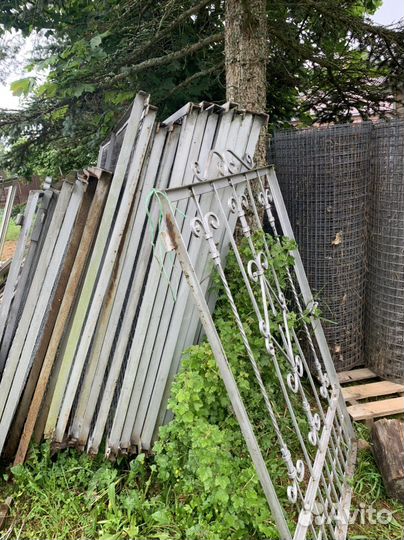 Забор из сетки сварной бу