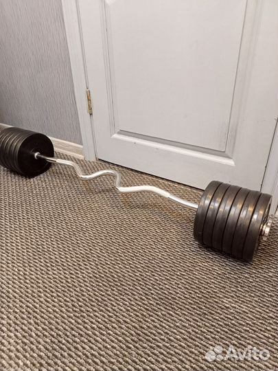 Штанга 45кг новая металл