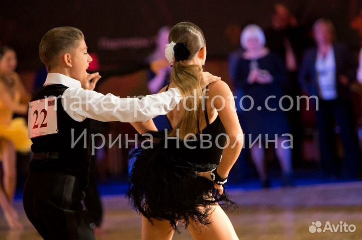 Латинское платье Ю-1 для спортивных бальных танцев