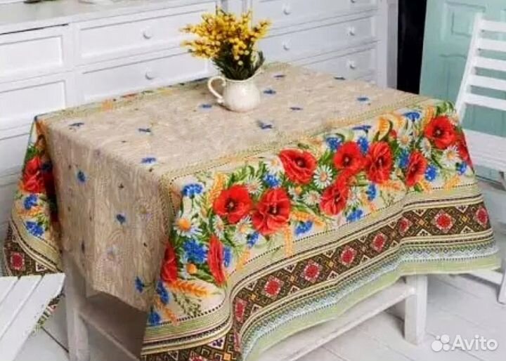 Скатерть новая хлопок 180*150