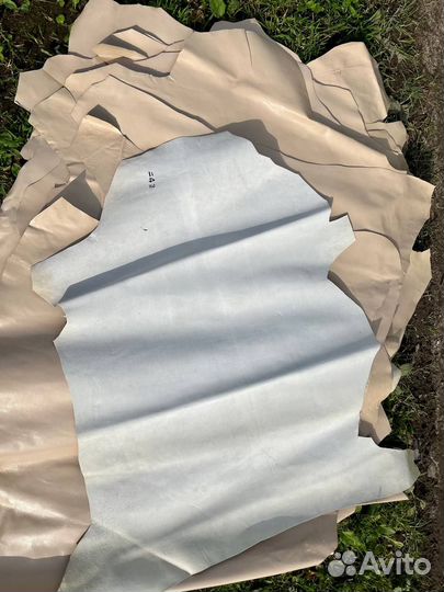 Кожа козы, материал, бежевый