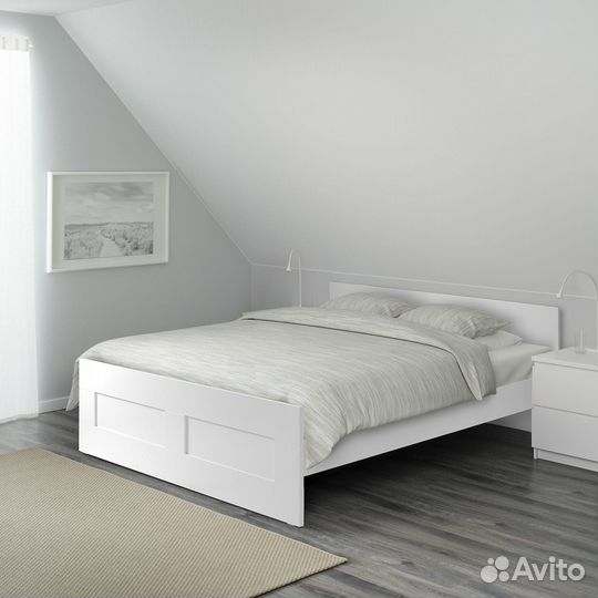 Кровать двухспальная IKEA brimnes