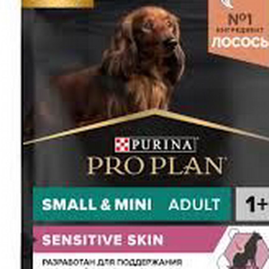 Proplan Adult корм для собак мелких пород, чувстви