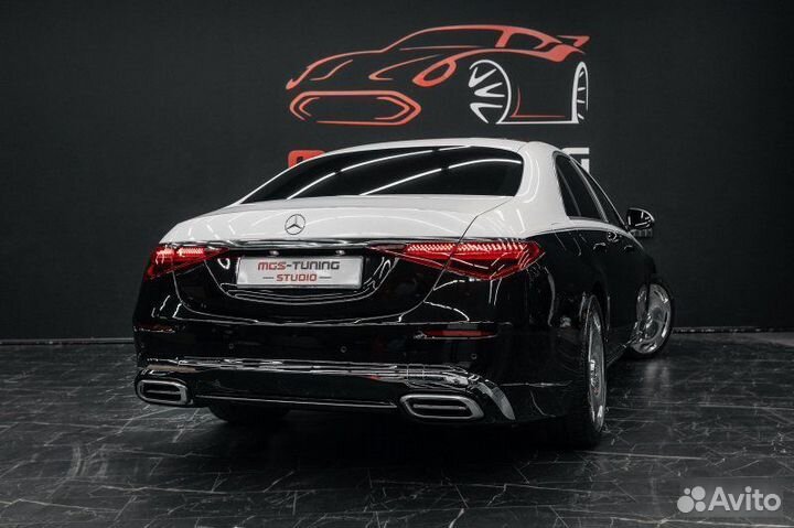 Задний бампер стиль Maybach Mercedes S-class W223