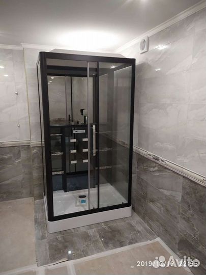 Профессиональная установка душевых кабин