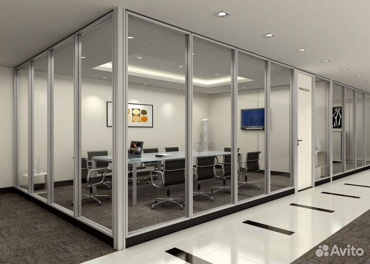 Стеклянные перегородки в дизайне