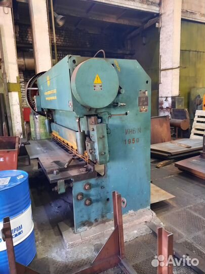 Ножницы листовые гильотинные Н3111 и Н3121