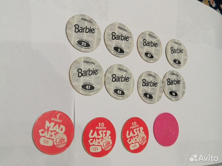 Фишки Barbie, Барби Mattel 1995 и caps