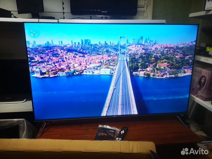 Новый 4K телевизор haier 58s5 SMART tv гарантия