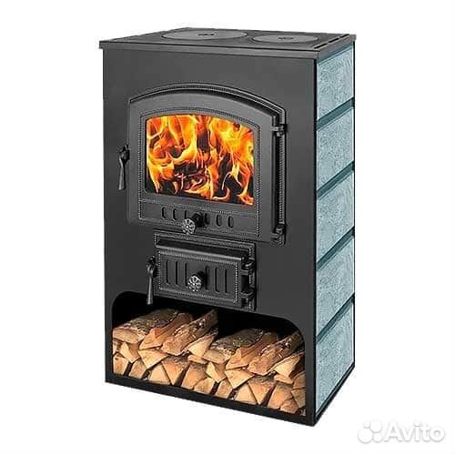 Печь камин для дома Везувий пк-03(224) с плитой т